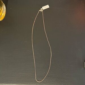 NWT 22” Sterling silver chain necklace